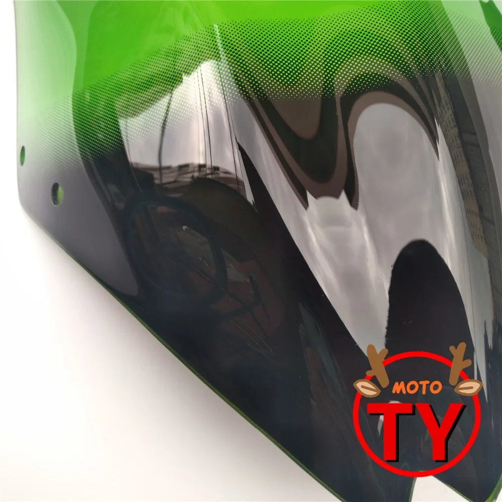 Мотоцикл тонированное ветровое стекло ветрового стекла для Kawasaki Z750 Z750R Z 750 R 2007-2012 черный ветровым щитком, прозрачные, зеленого, оранжевого цвета