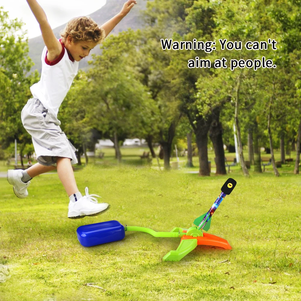 Jump Air Rocket Launcher Набор игрушечных ракетных пусковых комплектов модель ступенчатого