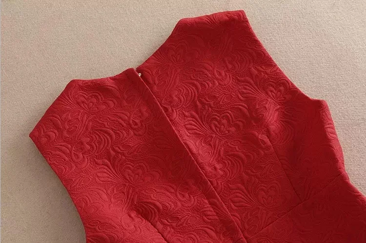 Женское платье без рукавов с круглым вырезом и вышивкой|dress vestidos|runway dressmini dress |