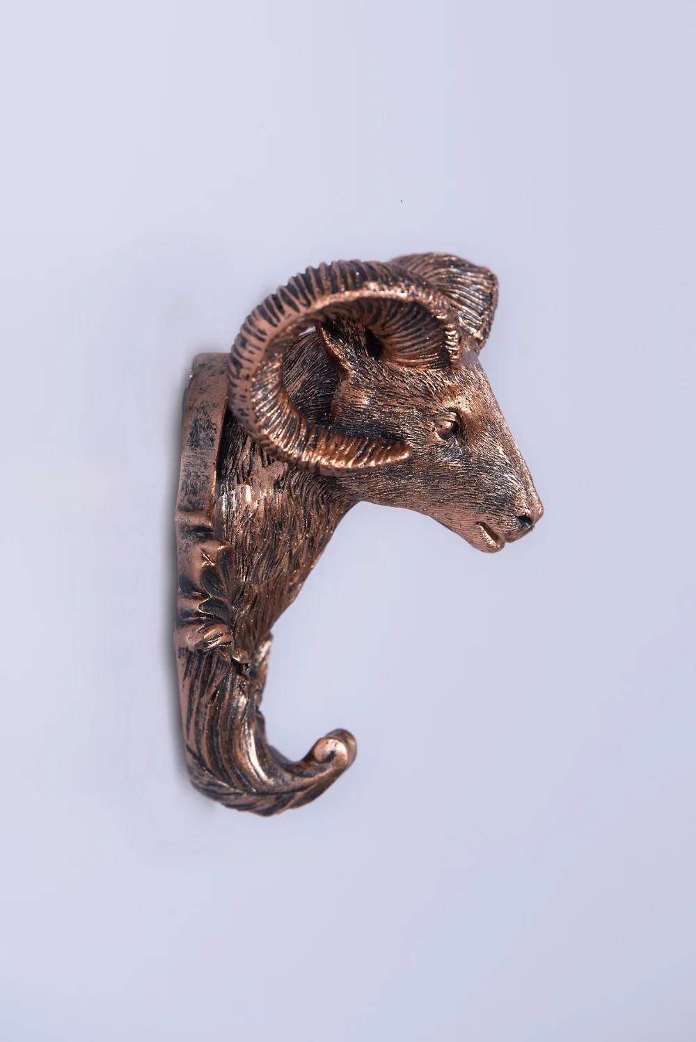 

Креативные декоративные крючки с изображением головы животного, крючок для пальто и шляпы в гостиную, искусственное украшение