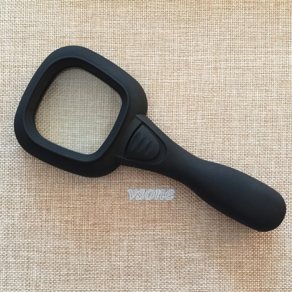 55 мм с 6 светодиодный подсветкой Лупа ювелирные изделия чтение Карманный френель