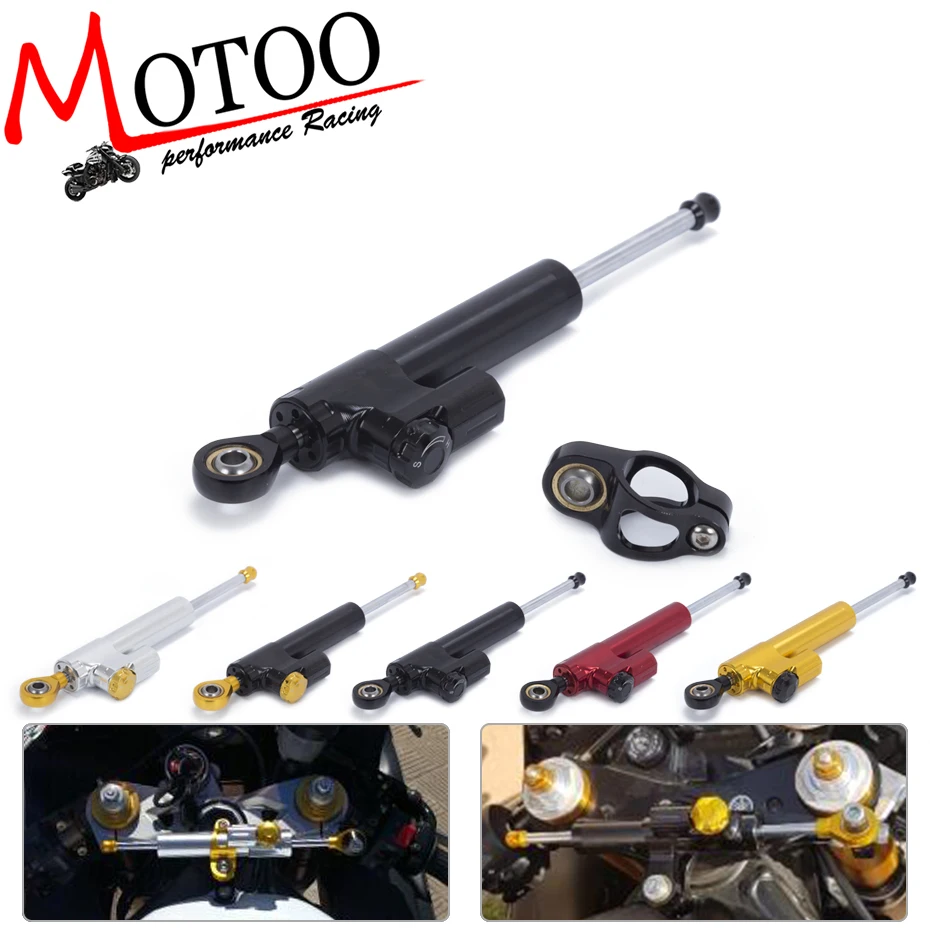 Моту бесплатная доставка рулевой демпфер мотоцикла ЧПУ Стабилизатор Линейный