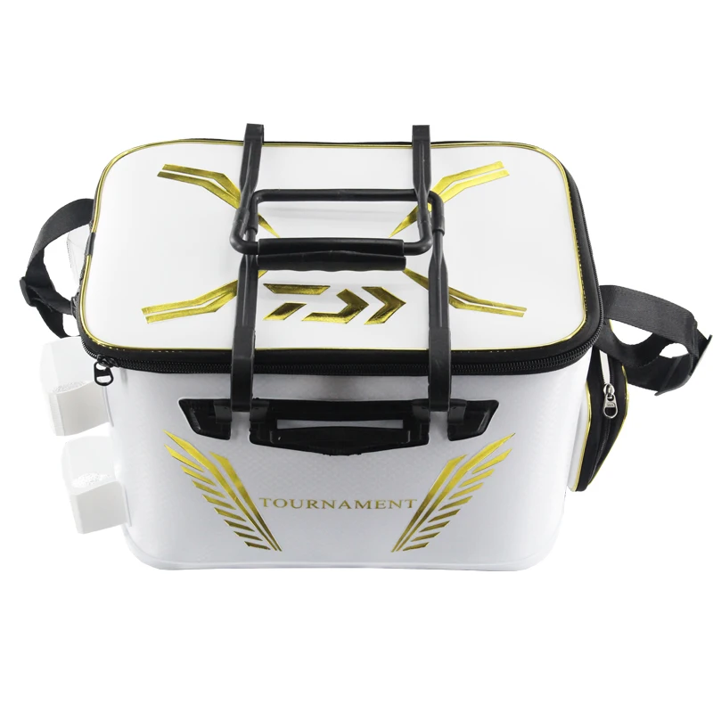 

2018 New DAIWA DAWA Bait Bucket Light Outdoor Multi-functional Bait Box Bait Bag Portable Outdoor Fishing Pail 40CM 45CM