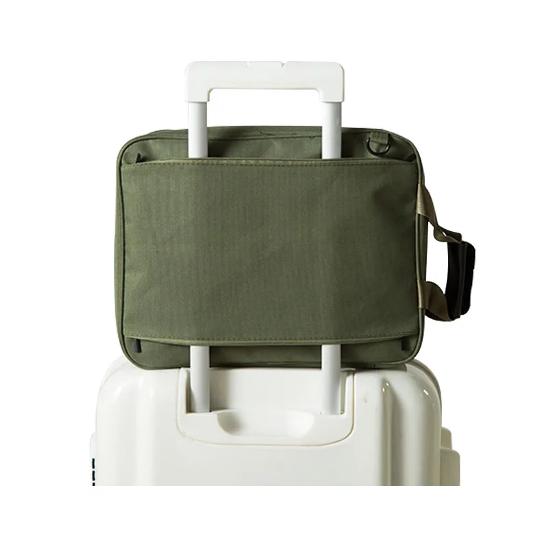 Мужская деловая дорожная сумка чехол для отдыха с плечевым ремнем складная