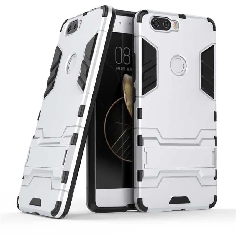 Tsimak противоударный чехол для телефона ZTE Nubia Z17 Lite Axon 7 Mini Z17s V18 Minis PC+ силиконовый чехол-подставка с Железным человеком