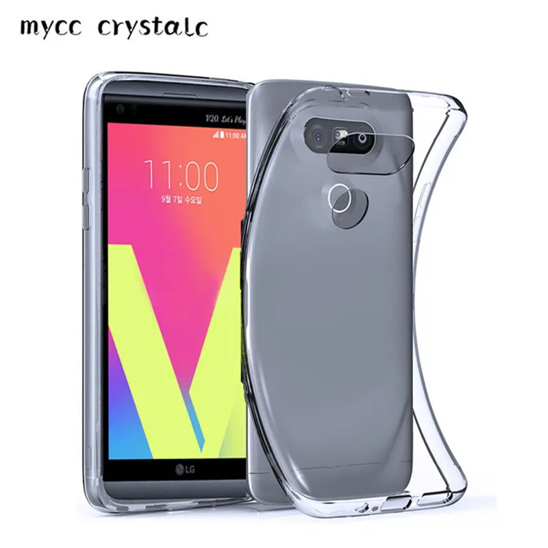 Ультра тонкий прозрачный мягкий силикагель ТПУ чехол силиконовый для LG V10/V20/V20