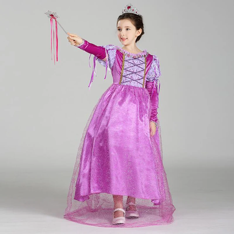 Модные платья принцессы для детей платье девочек с изображением художника