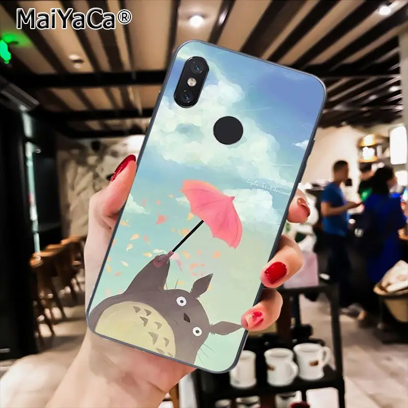 MaiYaCa Cute Totoro Spirited Away Ghibli Anime Phone Case for Xiaomi Redmi8 4X 6A S2 7A 5A Redmi 5 5Plus Note5 7 Note8pro
