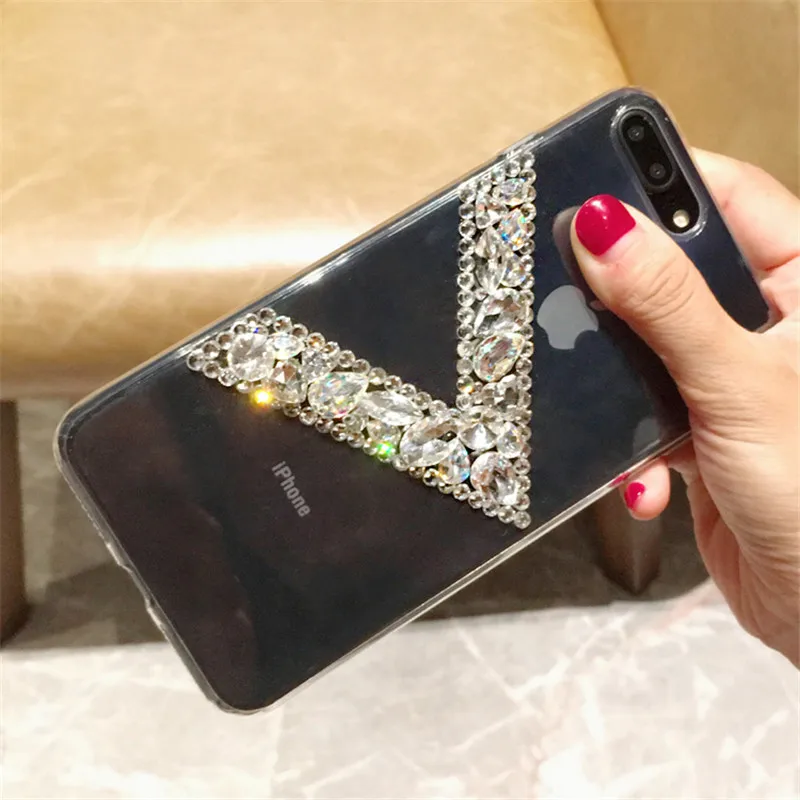 Для huawei P8 P9 P10 плюс P20 Lite рro selfie P Smart Роскошный чехол для телефона с алмазными
