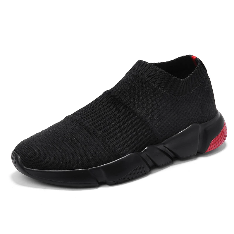 2019 Men Loafers Fashion Casual Shoes Summer light comfortable Sneakers Breathable Sock Slips on tenis masculino | Обувь