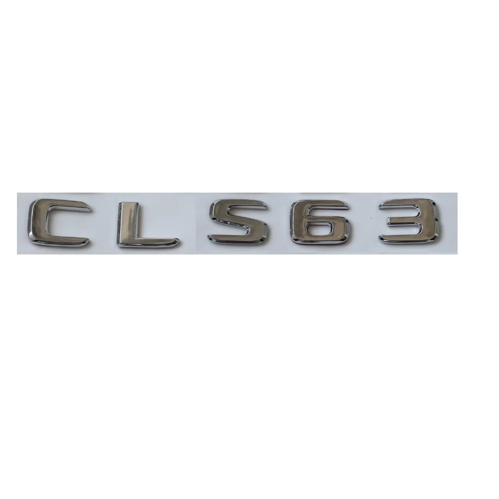 

New Chrome ABS Rear Trunk Letters Badge Badges Emblem Emblems Sticker for Mercedes Benz CLS Class CLS63 AMG 2017+