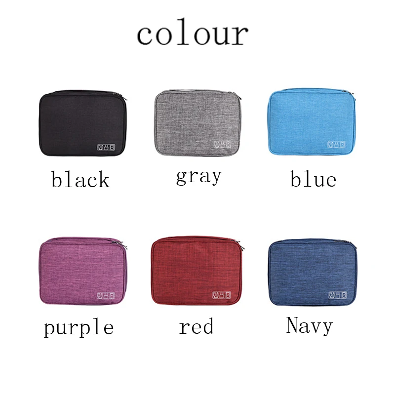 

Packing Organizers Bag double Layers Travel Electronic Accessories Organizer Bag Travel Carry Charger Data Cable digital Pack