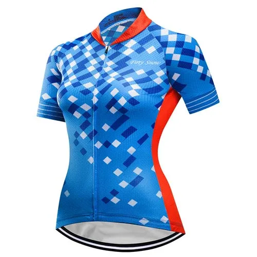 COLOR 15 Для женщин Велосипеды Джерси комплект летние дышащие mtb велосипеда велосипедная форма pro триатлон костюм велосипед одежда ретро maillot одежда комплекты униформы - Цвет: COLOR 15