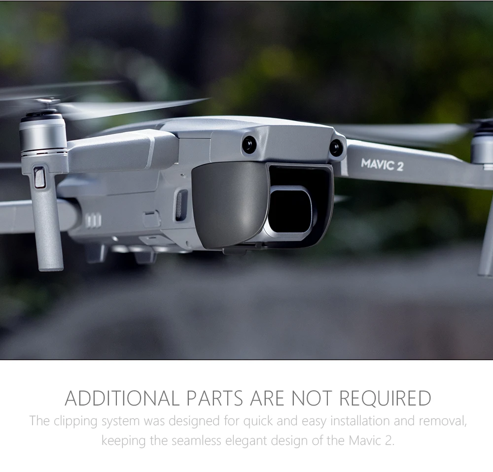 PGYTECH Mavic 2 камера Антибликовая Защитная крышка бленда для объектива