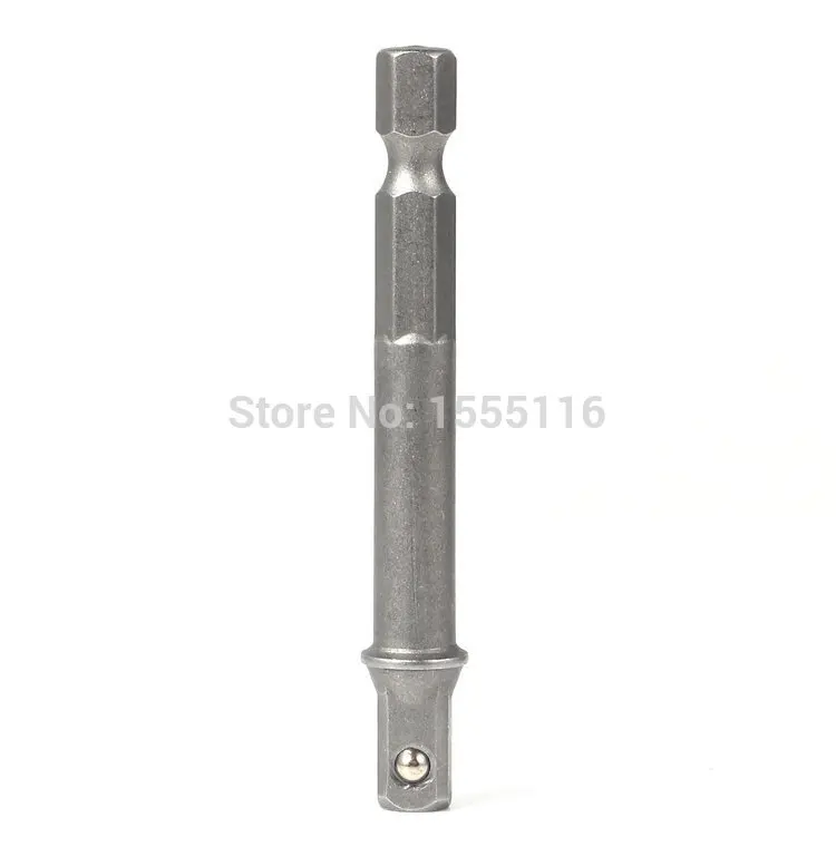 Hexagon Square Handle 3 Sizes Socket Adapter Set 1/4 3/8 1/2 Impact Hex Driver Drill BIts | Обустройство дома