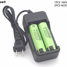 2 шт. Новый NCR18650PF 3 7 V 2900 mAh литий ионный аккумулятор + 18650 зарядное