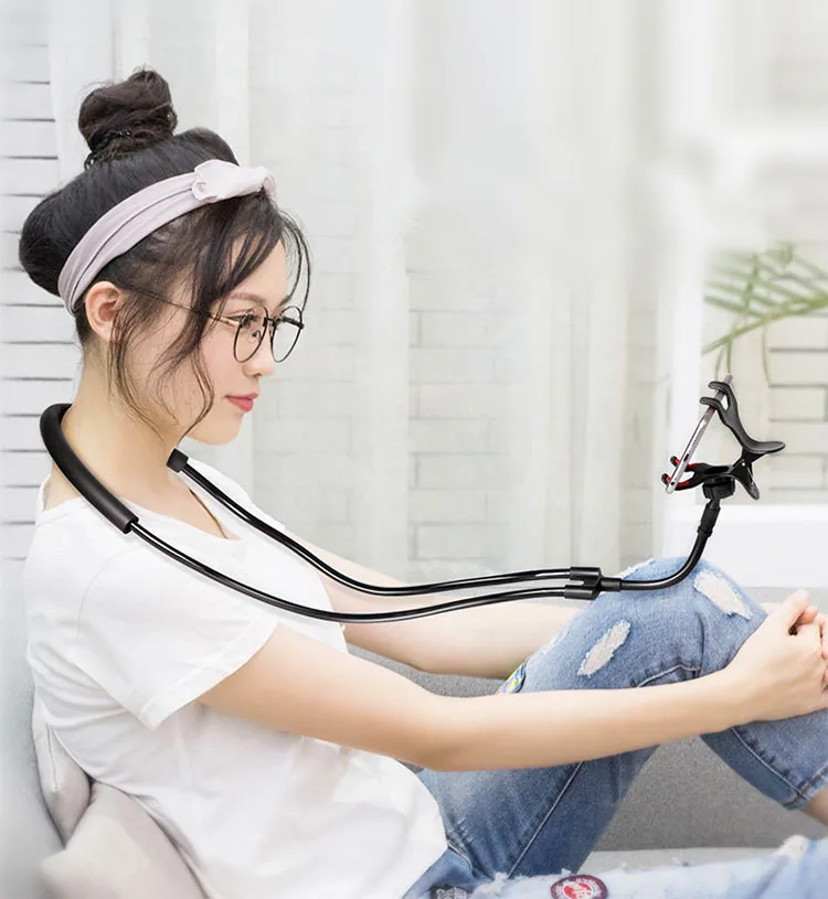 360 Гибкая inglazy держатель для телефона длинная ручка мобильного настольная