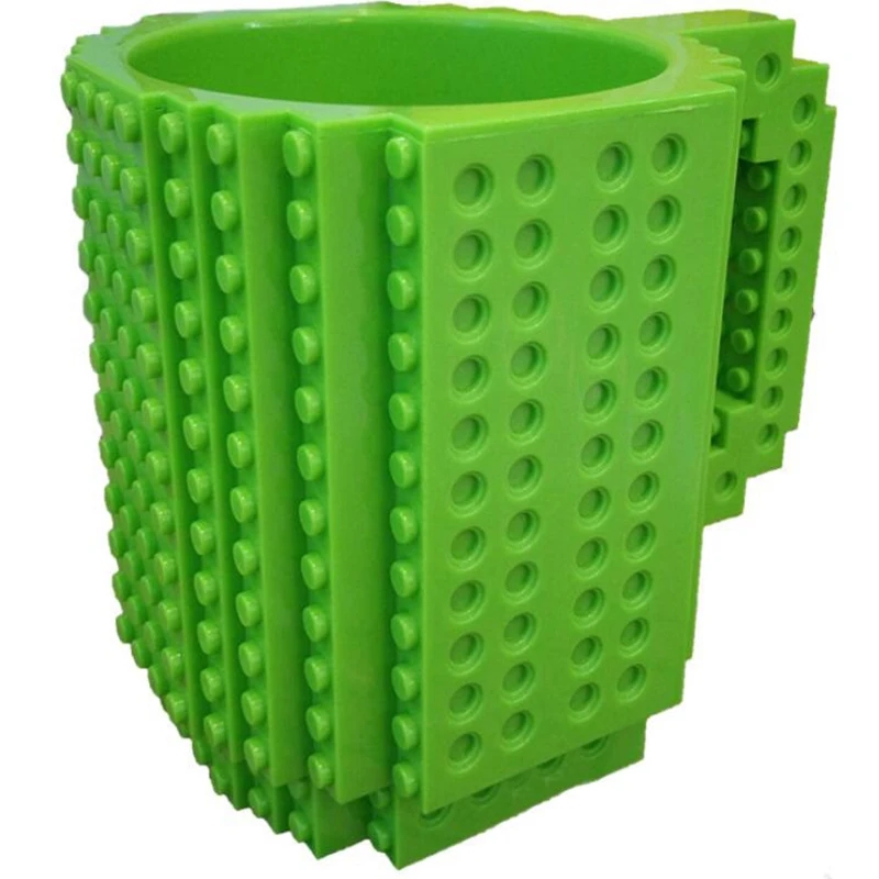 Строительные кирпичные кружки DIY кофейные в сборке строительные блоки