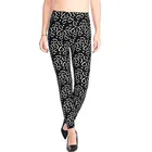 Леггинсы женские клетчатые с высокой талией и принтом, XXL