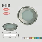 QACA 7 лм SMD3350 LED свет палубы низкого напряжения водонепроницаемый IP67 деревянный пол шаг LED наземное освещение для наружного сада B101