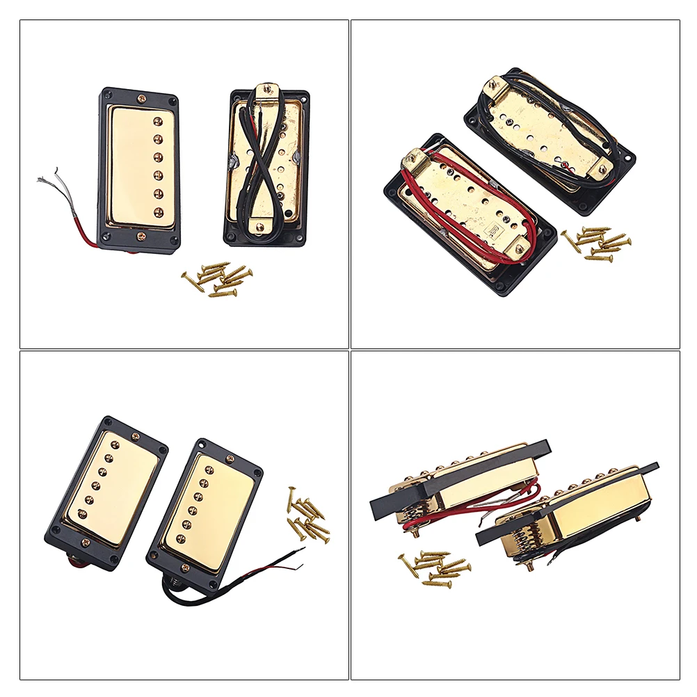 Humbucker металлический Прочный высококачественный загруженный набор пикапов