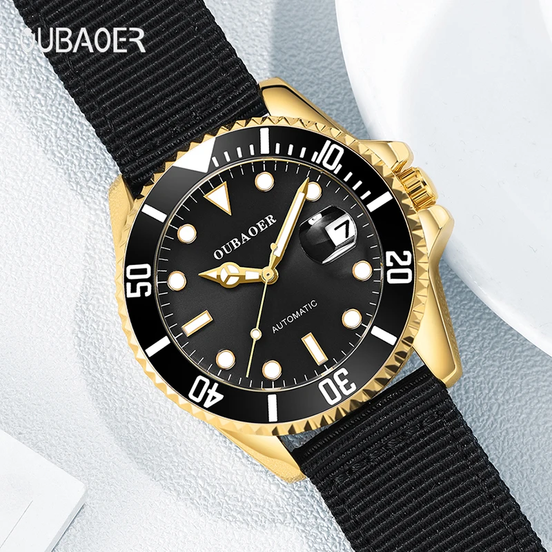 OUBAOER новые модные спортивные механические часы, роскошные часы мужские s часы лучший бренд Montre Homme Часы Мужские автоматические часы