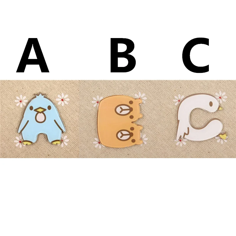 FFFPIN Acrylic Cartoon Badge Animal 26 Letter Teach Brooch Home Ornament Breastpin Spain Pin Coin Icon Women Jewelry Decoration | Дом и сад