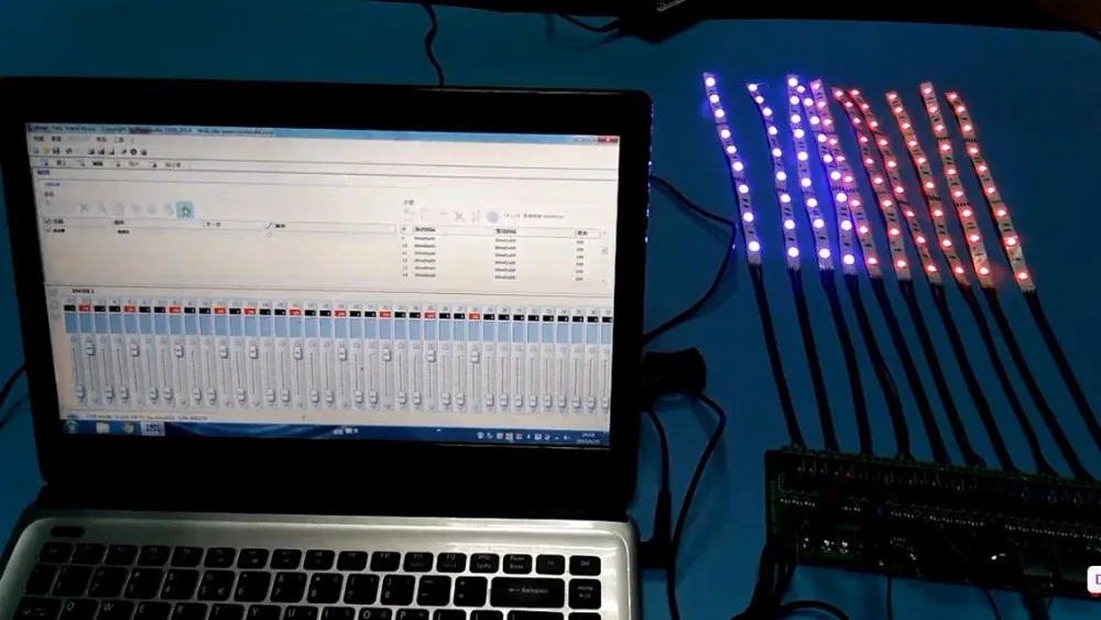 DC 9V 24V 30 каналов DMX декодер RGB Светодиодные полосы света драйвер 512 без пластиковой