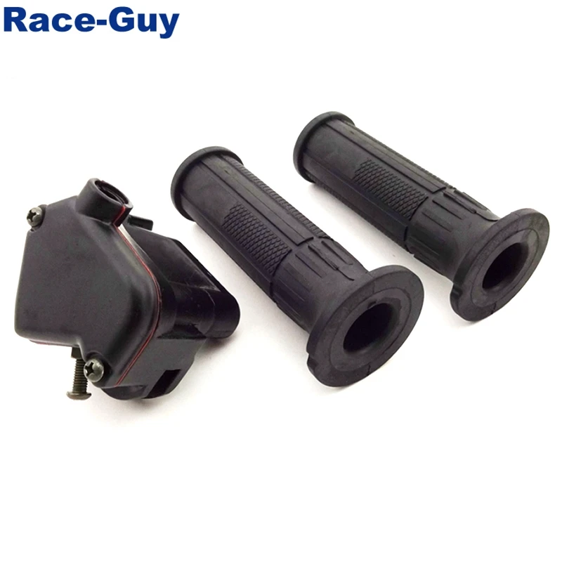 Alloy 7/8'' 22mm Thumb Throttle Housing Handle Grips Accelerator Assembly For Chinese 50cc 70cc 90cc 110cc Kids ATV Quad 4 Wheel |