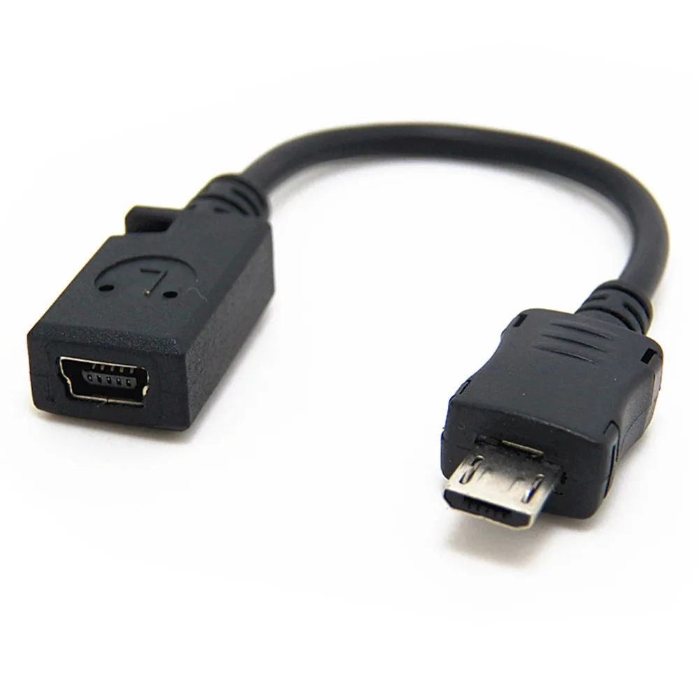 Кабель адаптер Micro USB Male Mini Female для телефонов MP3 0 1 м|adapter cable|usb female adaptermini usb adapter |