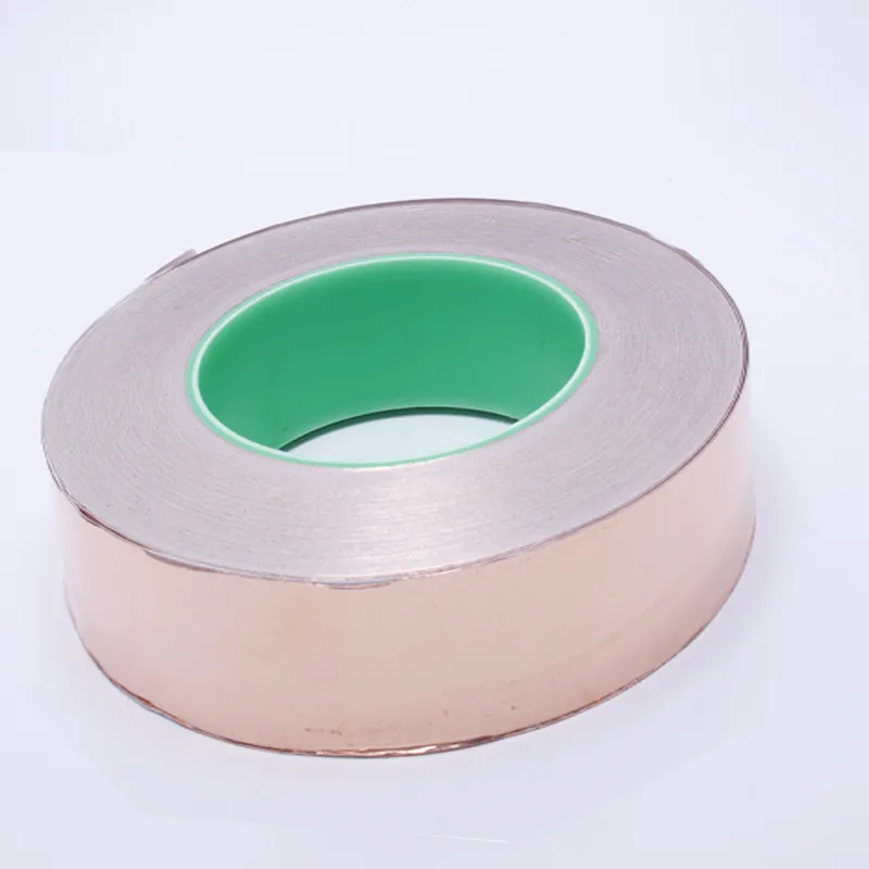 

30 Meter double conductive copper foil tape double sided conductive copper foil conductive heat shield tape 0.1mm thick
