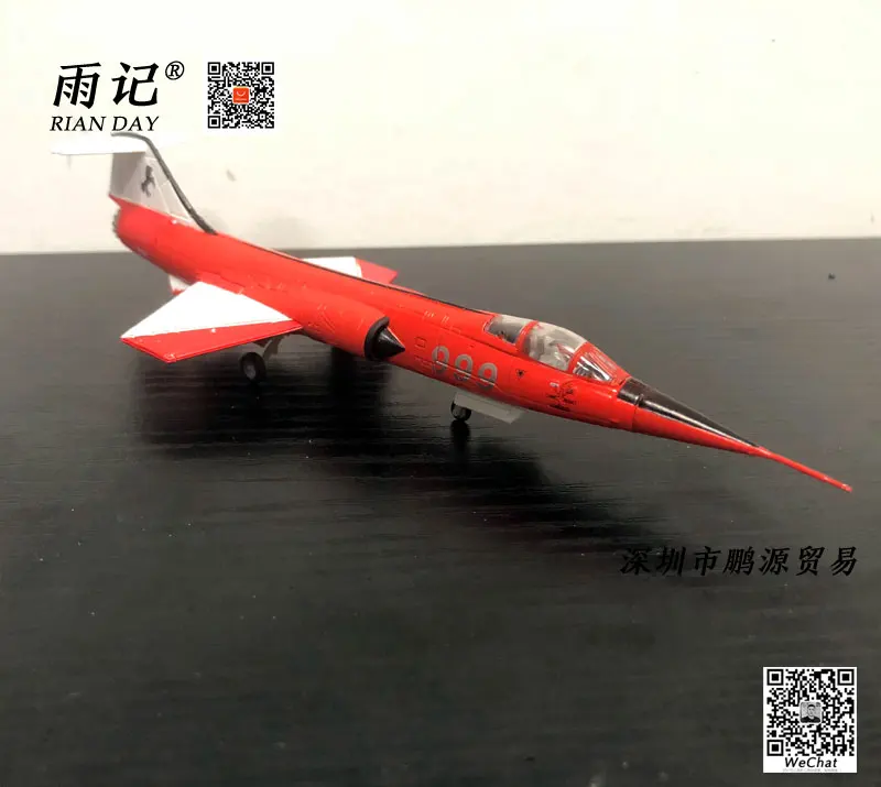 Амер 1/100 весы Италия 2004 Lockheed F-104S Звездные войны истребитель литье металла военный