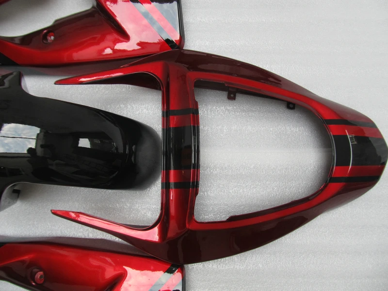 Complete Injection Fairing kits for Kawasaki NINJA ZX 6R 2003 2004 zx6r 03 04 red black motorcycle fairings set JX19 | Автомобили и