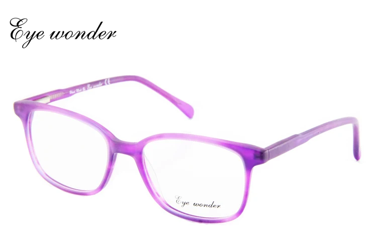 Модные женские туфли дизайнерские ретро Деми Фиолетовый Синий ацетат глаз Очки