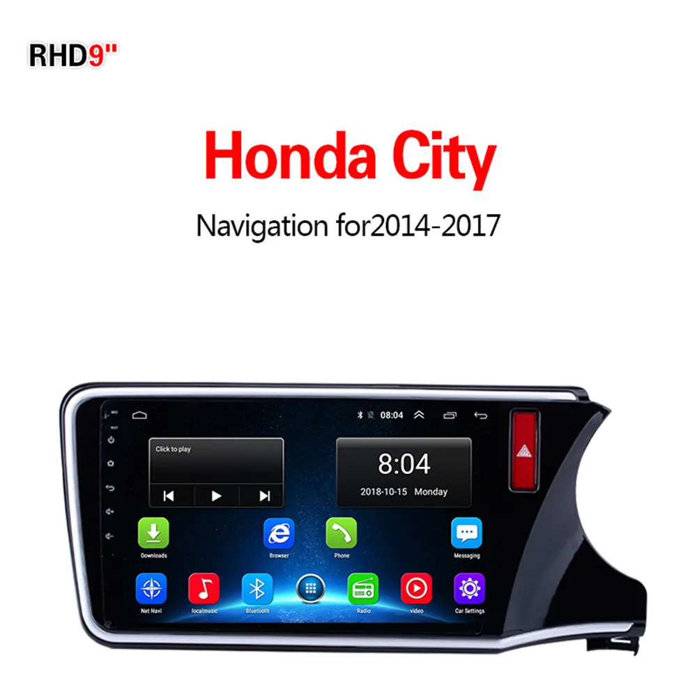 Lionet gps навигация для автомобиля Honda CITY 2014 2017 10 1 дюймов RH1009Y|GPS транспорта| |