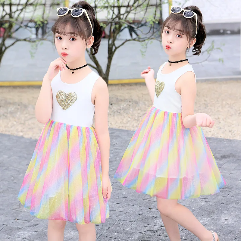 

Kids Dresses for Girls Summer Dress Children's Westernized Dress 3-8 Years