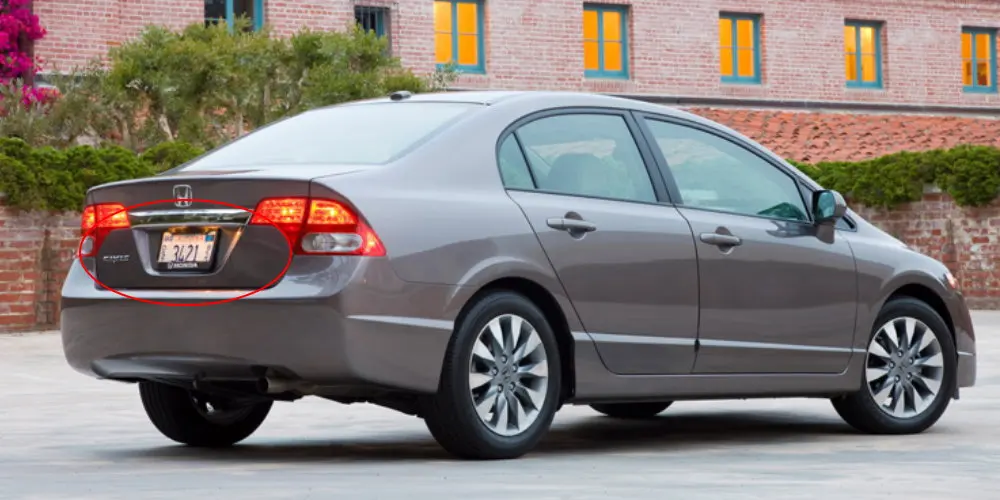 Liandlee Автомобильная камера заднего вида для Honda Civic 2011~ /камера заднего вида для работы с заводским экраном