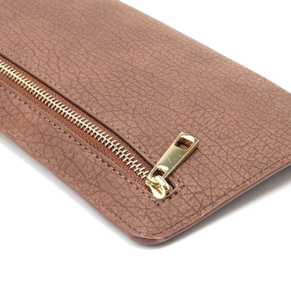 Вообще девушка Для женщин сумка кошелек на молнии крышки с гнездами для карт