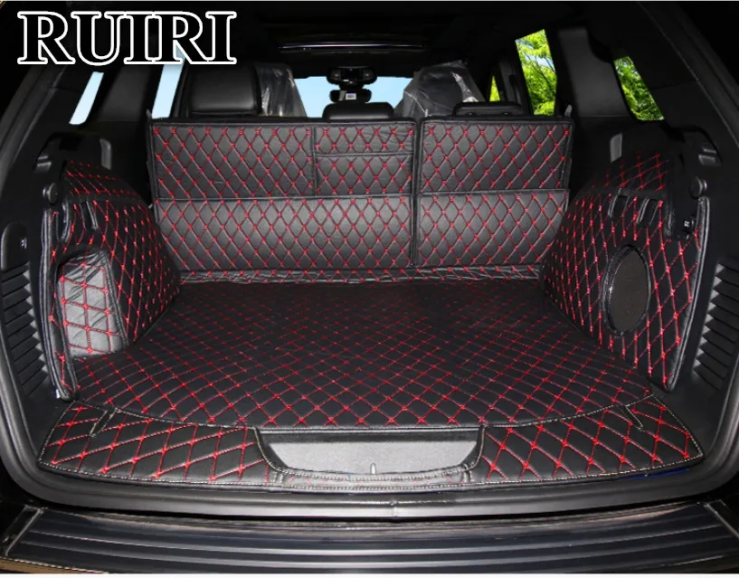 

Best quality! Special car trunk mats for Jeep Grand Cherokee wk2 2018-2010 waterproof cargo liner mat boot carpets,Free shipping