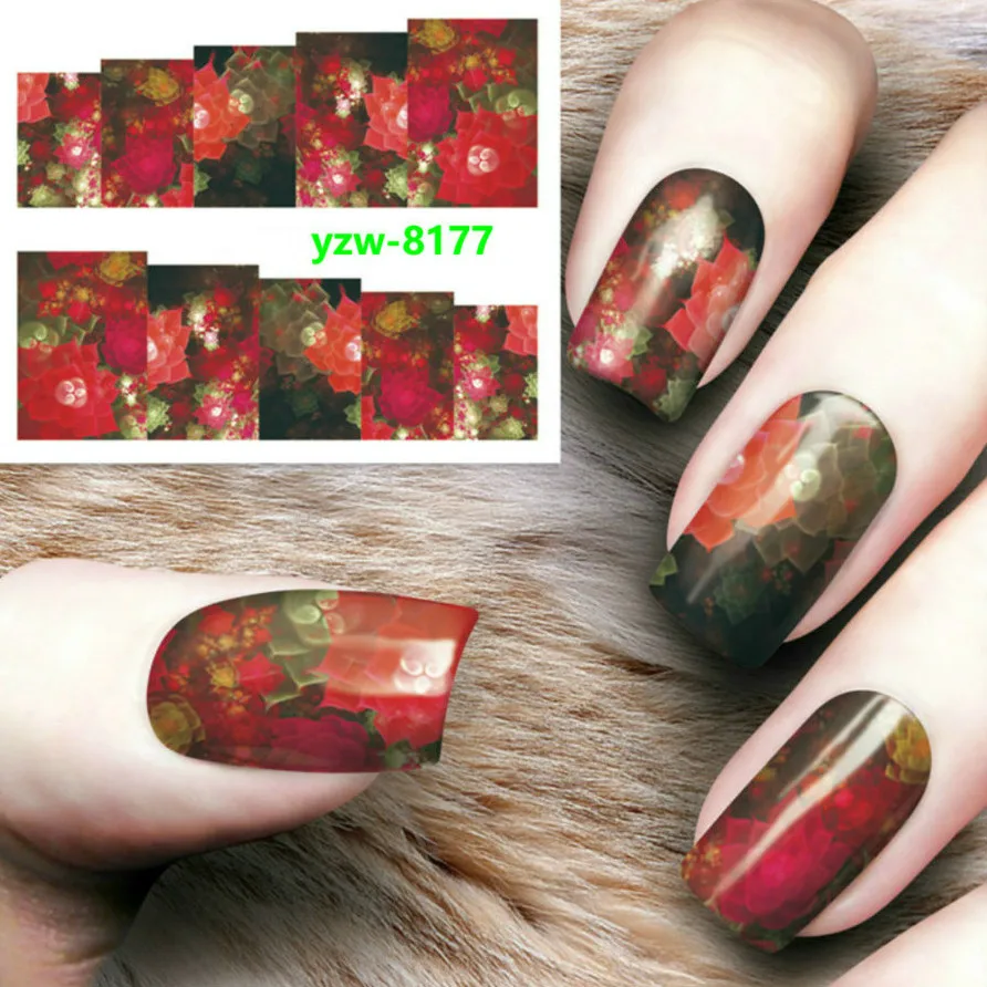 1 шт. волшебный цветок Нейл арт лак Гель зеркальный маникюр набор позолоченных