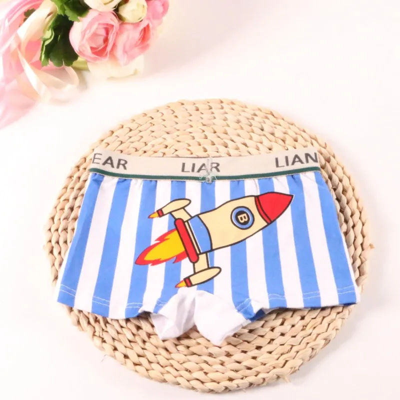 3 шт./лот трусы боксеры для мальчиков нижнее белье с героями мультфильмов детские