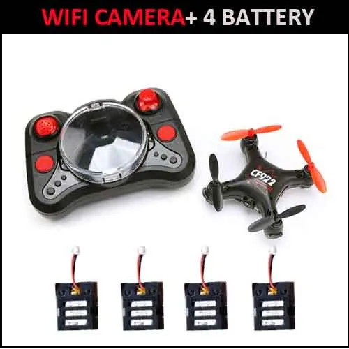 WIFI Cam 4BAT RC Квадрокоптер Мини карманный Дрон с камерой HD 2,4G 4CH 3D флип Безголовый режим Дрон Вертолет игрушки VS S9hW S9 - Цвет: WIFI Cam 4BAT