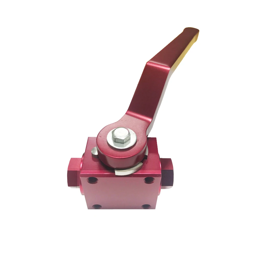 WILLIN-заготовка алюминиевая Тормозная Линия запорный клапан 1/8 ''NPT Женский синий/красный/Black-WLVW07