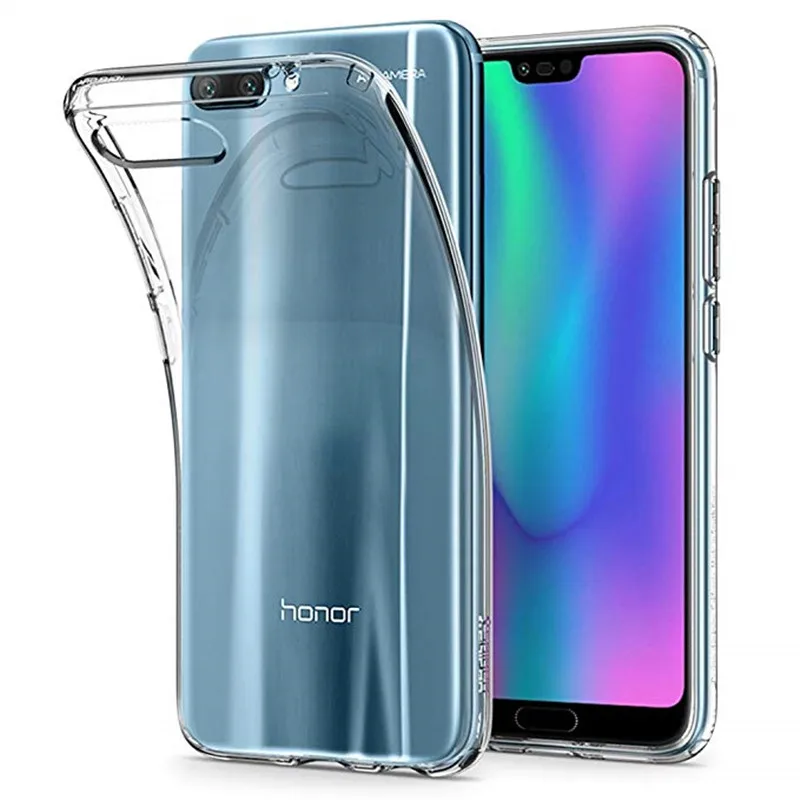 Мягкий прозрачный ТПУ силиконовый чехол для Huawei Honor 10 COL-AL00 COL-L29 задняя крышка 5 84