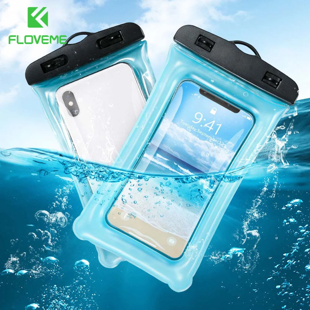 Водонепроницаемый чехол FLOVEME для iPhone 7 8 Plus XR X сумка плавания Samsung S10 Huawei P20 Lite