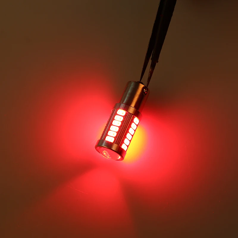 POSSBAY 9005/1156/H4/H7/H10/H11/H15/H16 Fog Signal Tail Driving 33 LED 5730 Car Light Lamp Bulb Red/Blue Car Light Source