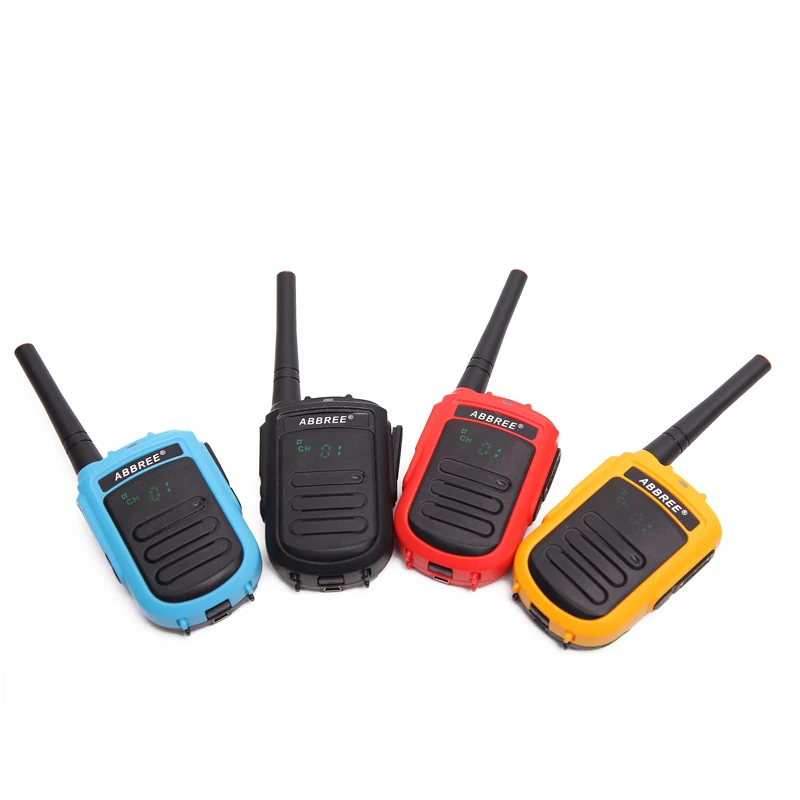 Abbree A-168 Mini Portable Walkie Talkie with Hidden Display 128 Channels UHF 400-470MHz USB Charger Ham CB Radio Two Way Radios | Мобильные