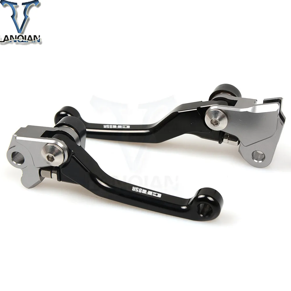 CNC Motorcycle Handle Grips Pivot Brake Clutch Dirt Bike Levers For Honda CR85R 2007-2011 2012 2013 2014 2015 2016 2017 | Автомобили и