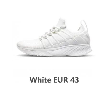 White EUR43 Оригинальные кроссовки Xiaomi Mijia, 2 спортивные дышащие кроссовки для бега, эластичные трикотажные вамп для мужчин, для улицы - Цвет: White EUR43