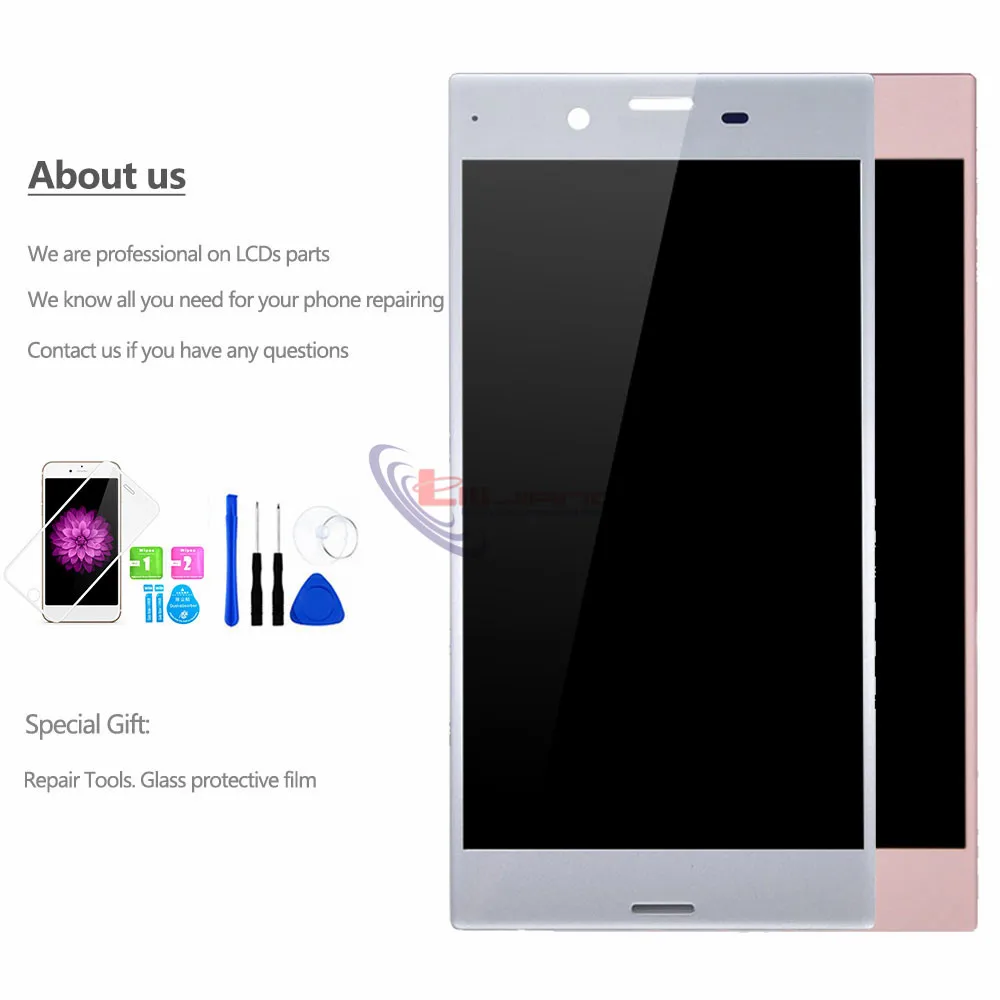 Оригинальный дисплей для SONY Xperia XZ F8331 F8332 сенсорный экран дигитайзер запасные